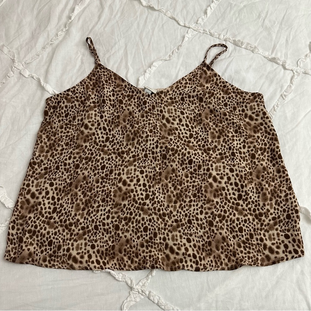 Leopard Print Cami Top